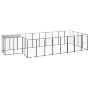 Gabbia per Cani Nera 10,89 mÂ² in Acciaio   cod mxl 52659