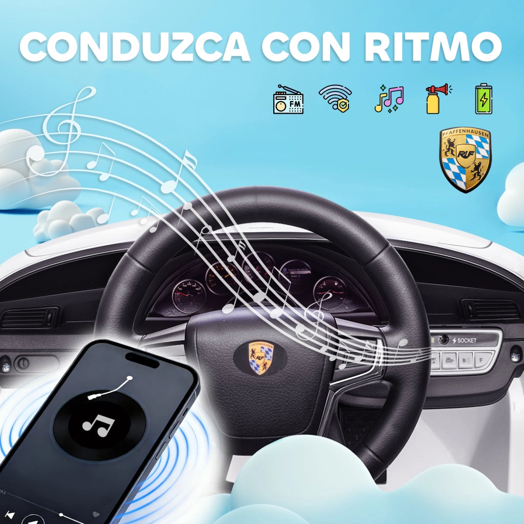Auto Elettrica per Bambini ¨C Minimal ¨C Bianco