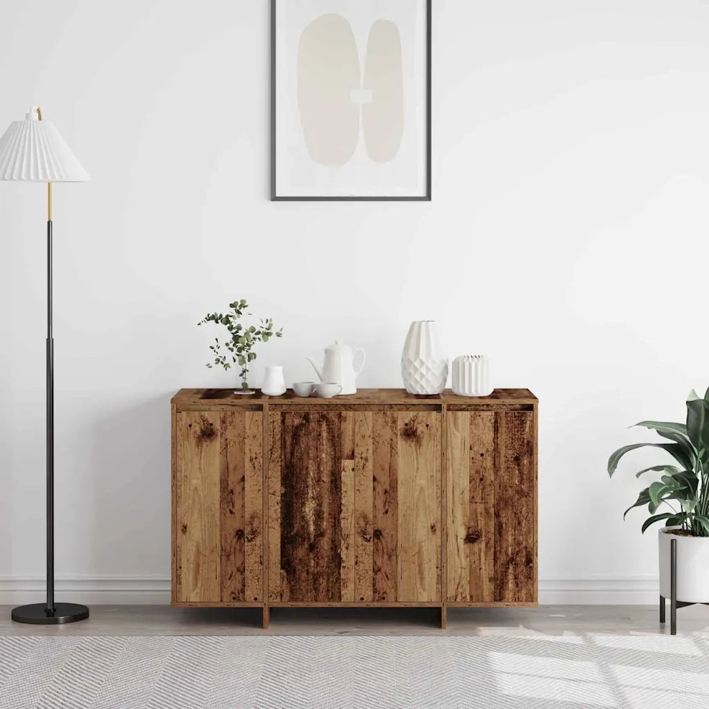 Credenza | Madia | Buffet da pranzo | Armadio da pranzo Legno vecchio 120 x 41 x 75 cm Legno multistrato