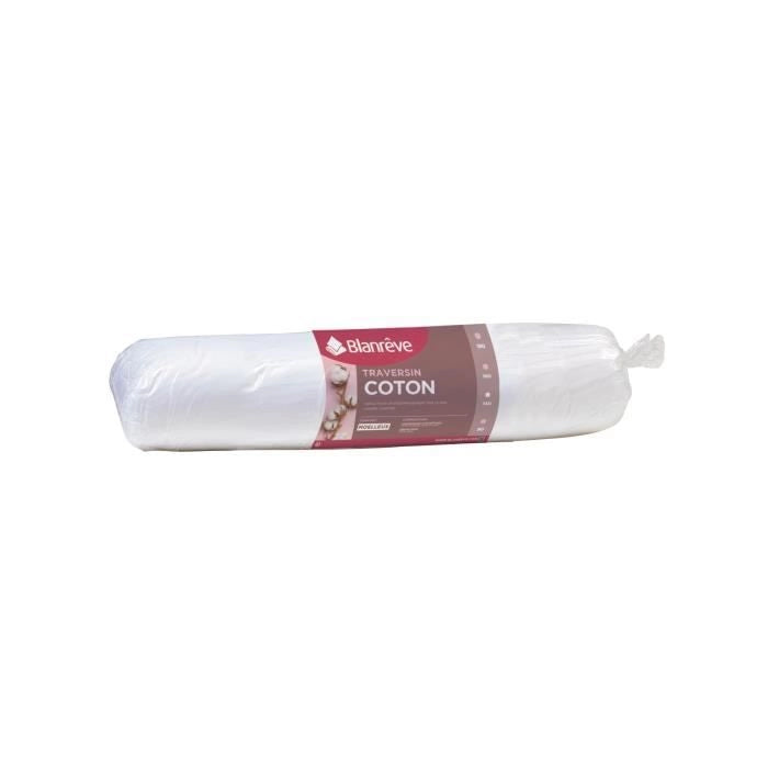 BLANREVE Cuscino in cotone - 180 cm - Bianco