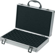 Cassa universale per strumenti di misura - cassetta robusta da trasporto - contenitore per strumenti - piastre di blocco - rivestimento schiuma - chiusura ermetica - protezione contro la polvere - 295 x 195 x 70 mm Cassa per strumenti