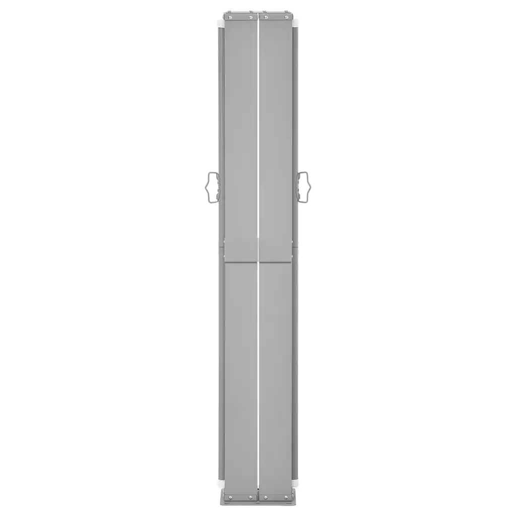 Tenda Laterale Retrattile per Patio 140x1200 cm Rossa 313392