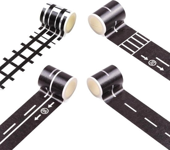 Tappetino per strade 4 - 4 rolli - nastro adesivo per strade - nastro stradale - segnaletica stradale - segnalazione stradale - segnalazione stradale - segnalazione stradale - segnalazione stradale.