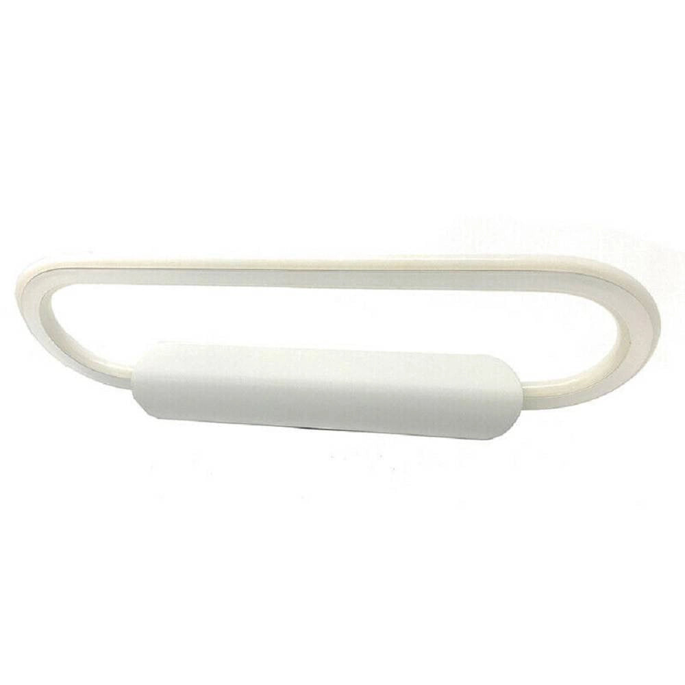 Trade Shop - Applique Led Lampada Da Specchio 16w Ovale Bagno Luce 3000k 6500k 4000k 45cm F06 -