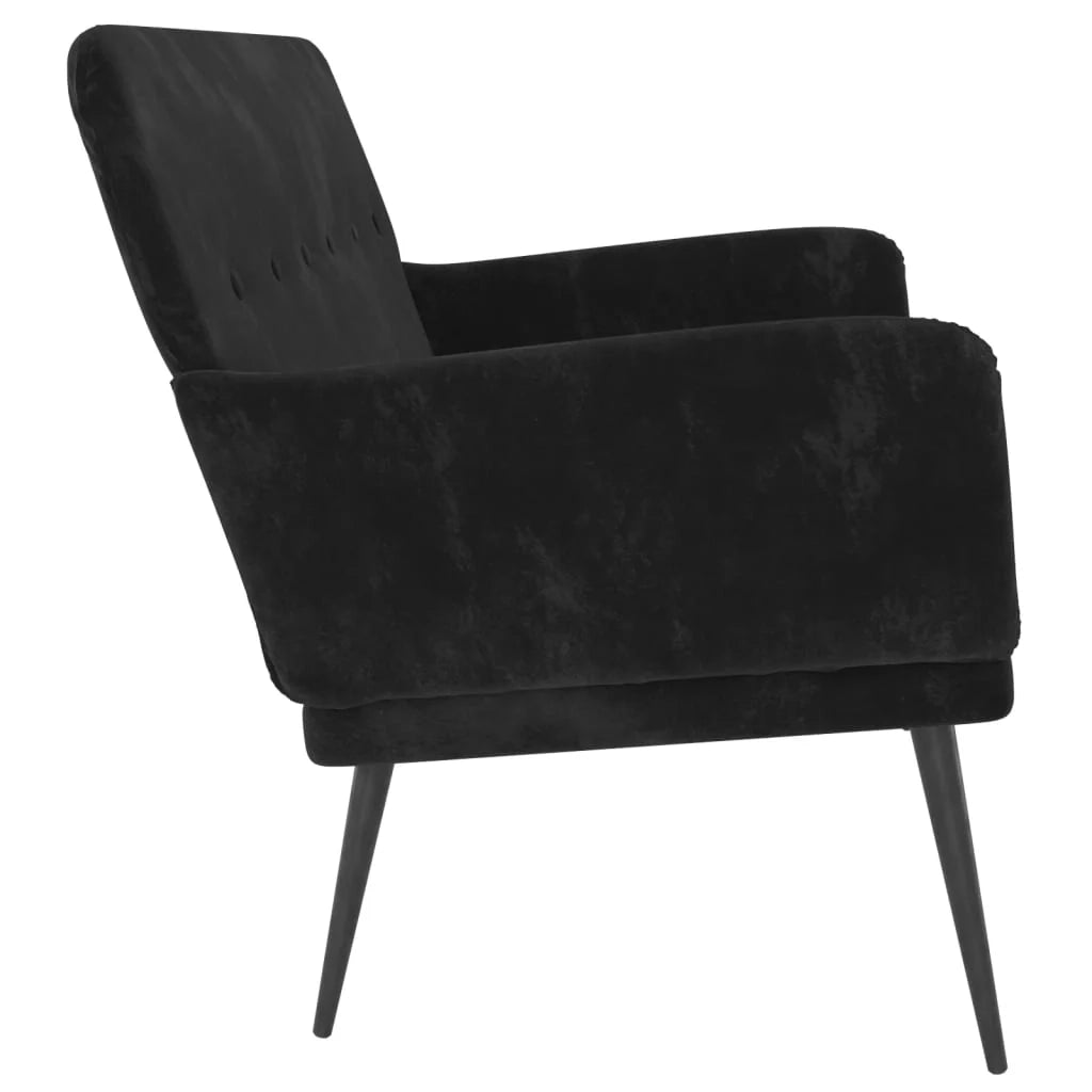 Panca/panca 108 x 79 x 79 cm velluto nero 02_0010485