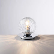 Lumetto Contemporaneo Armonia Metallo Cromo 1 Luce E14