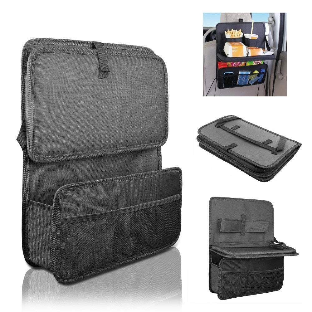 Trade Shop - Organizer Borsa Salvaspazio Per Sedile Posteriore Auto Con Mensola Porta Oggetti -