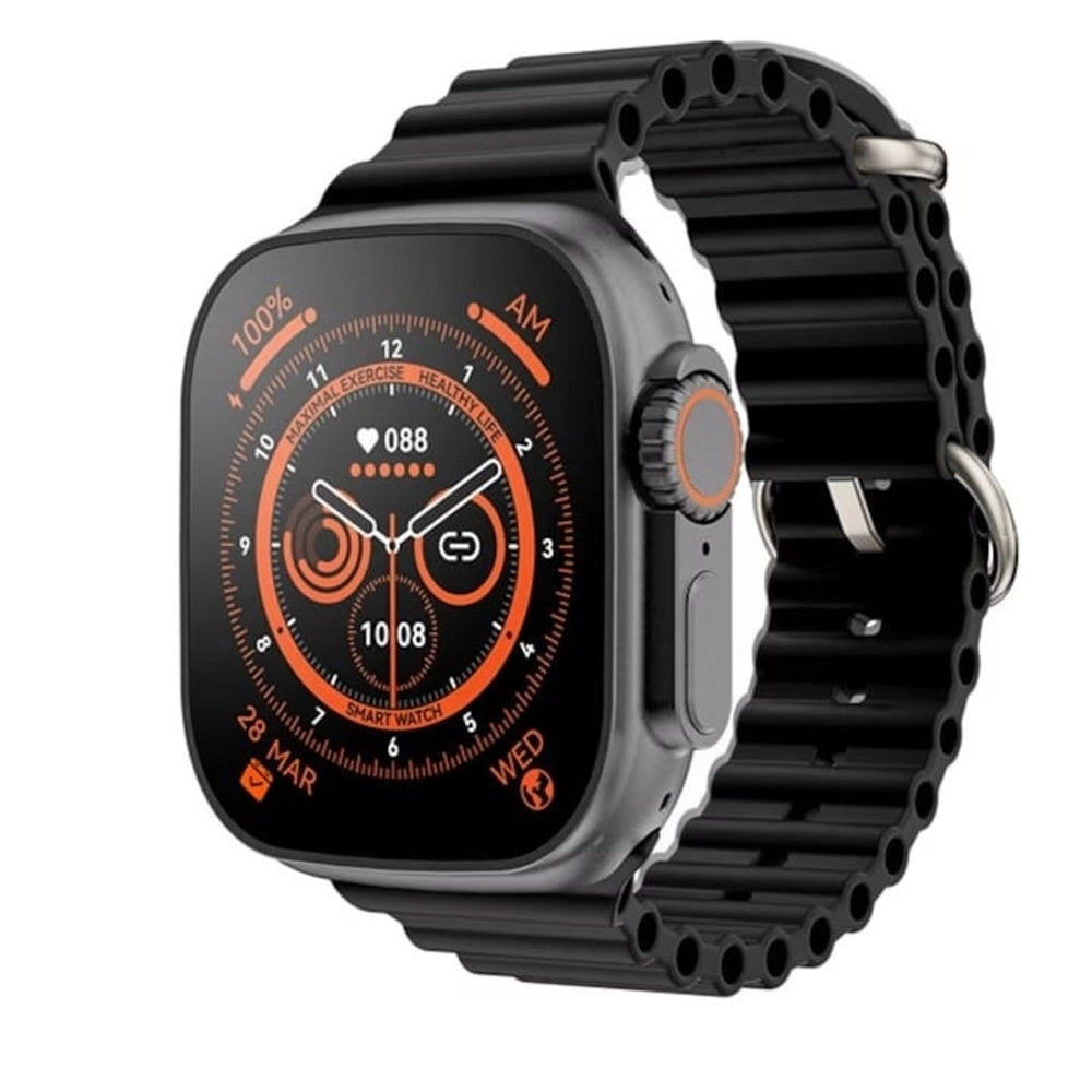 Trade Shop - Smartwatch Qu50 Hd Orologio Digitale Intelligente Cardiofrequenzimetro Contapassi Bluetooth -