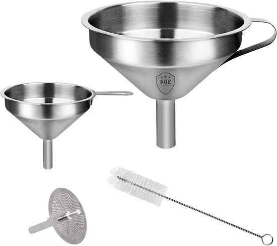 Set di coperchi - Utensili da cucina - 2 pezzi - Acciaio inox - 12 cm