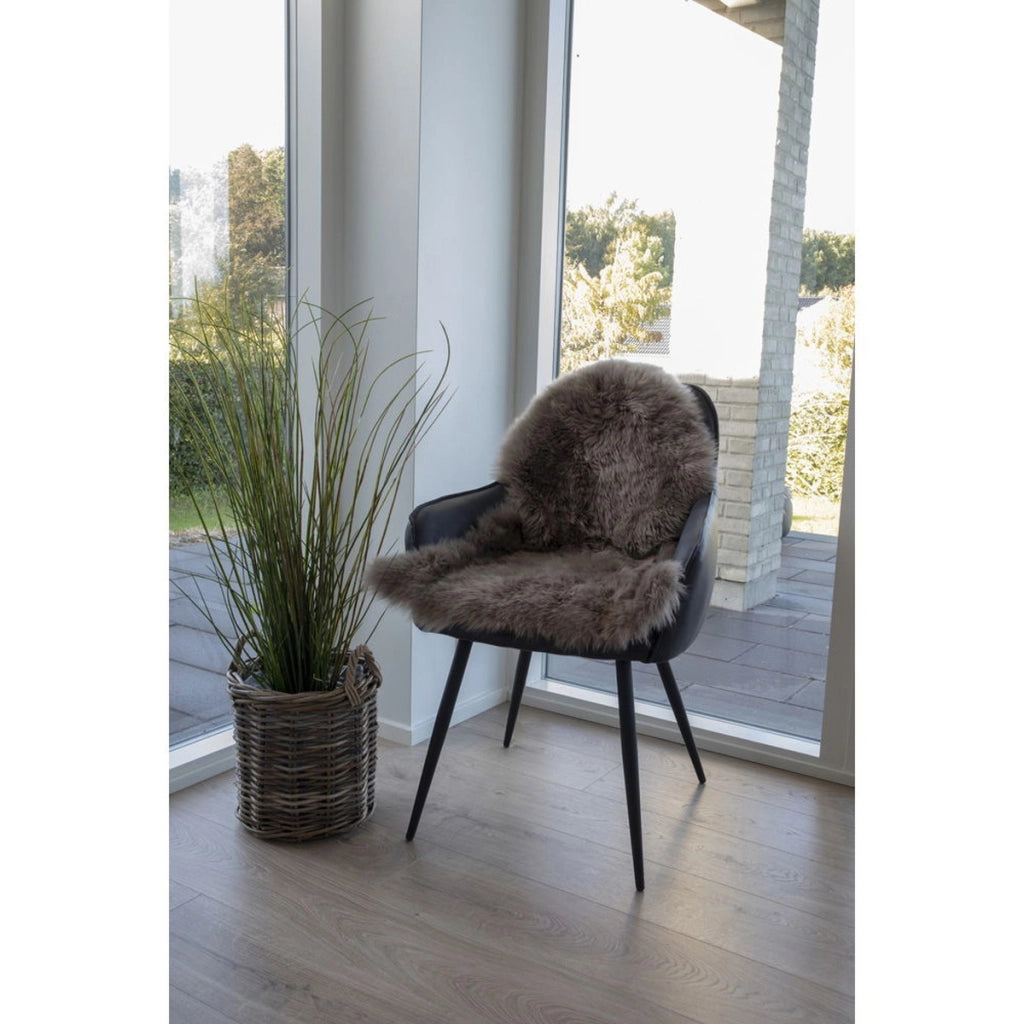 Pelle di Agnello Naturale Marrone Talpa 50x85 cm