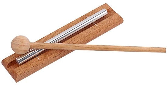 Chimera di Camera con Suono Piacevole - Strumento di Campana - Terapia dei Suoni per Yoga - Campana di Classe - Realizzato in Alluminio Lisciato a Specchio - Lunghezza 14,3 cm