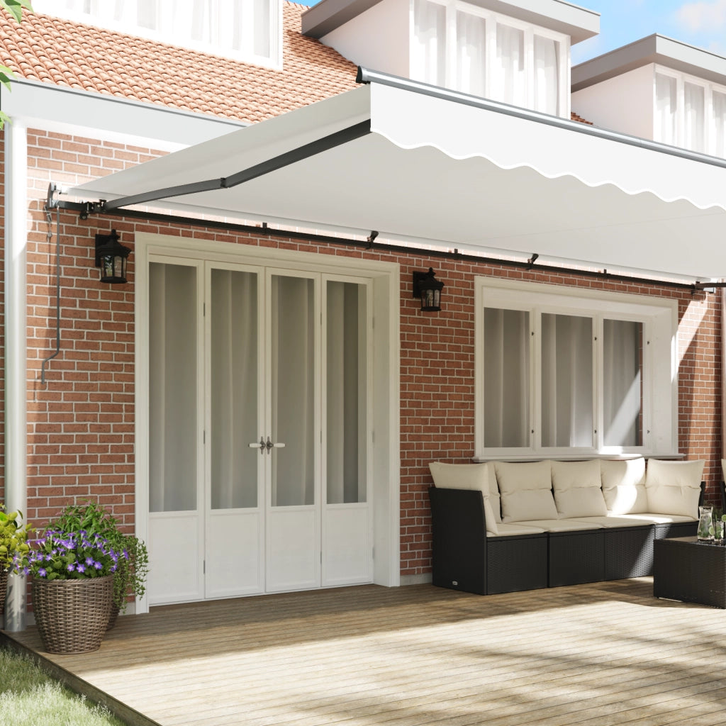Tenda Retrattile Automatica  Bianca 600x300 cm