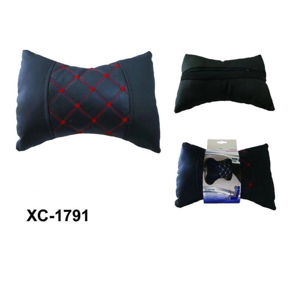Trade Shop - Cuscino Per Il Collo Per Auto Poggiatesta Sedile Accessori Da Viaggio Xc-1791 -
