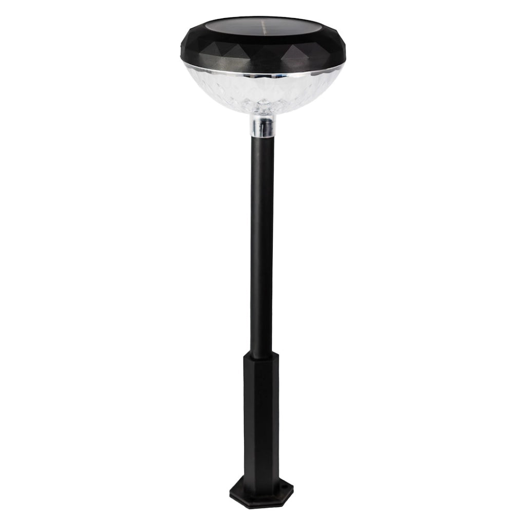Paletti solari da giardino 2pz RGB 48cm neri IP44 Eko-Light