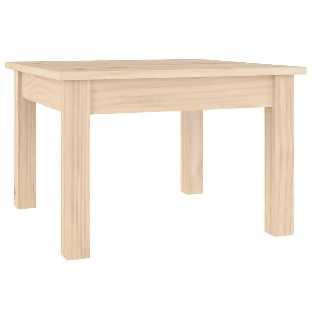 Tavolino da Salotto 45x45x30 cm Legno Massello di Pino 814224