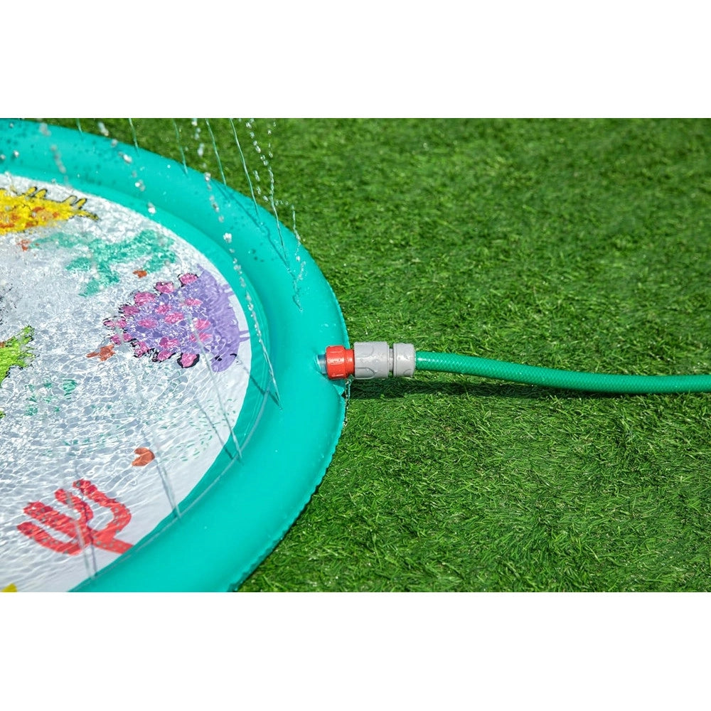 Trade Shop - Tappetino Gonfiabile Dinosauri Spruzzi Desert Dino Da 48"/122cm +2 Anni Giardino 52698 -