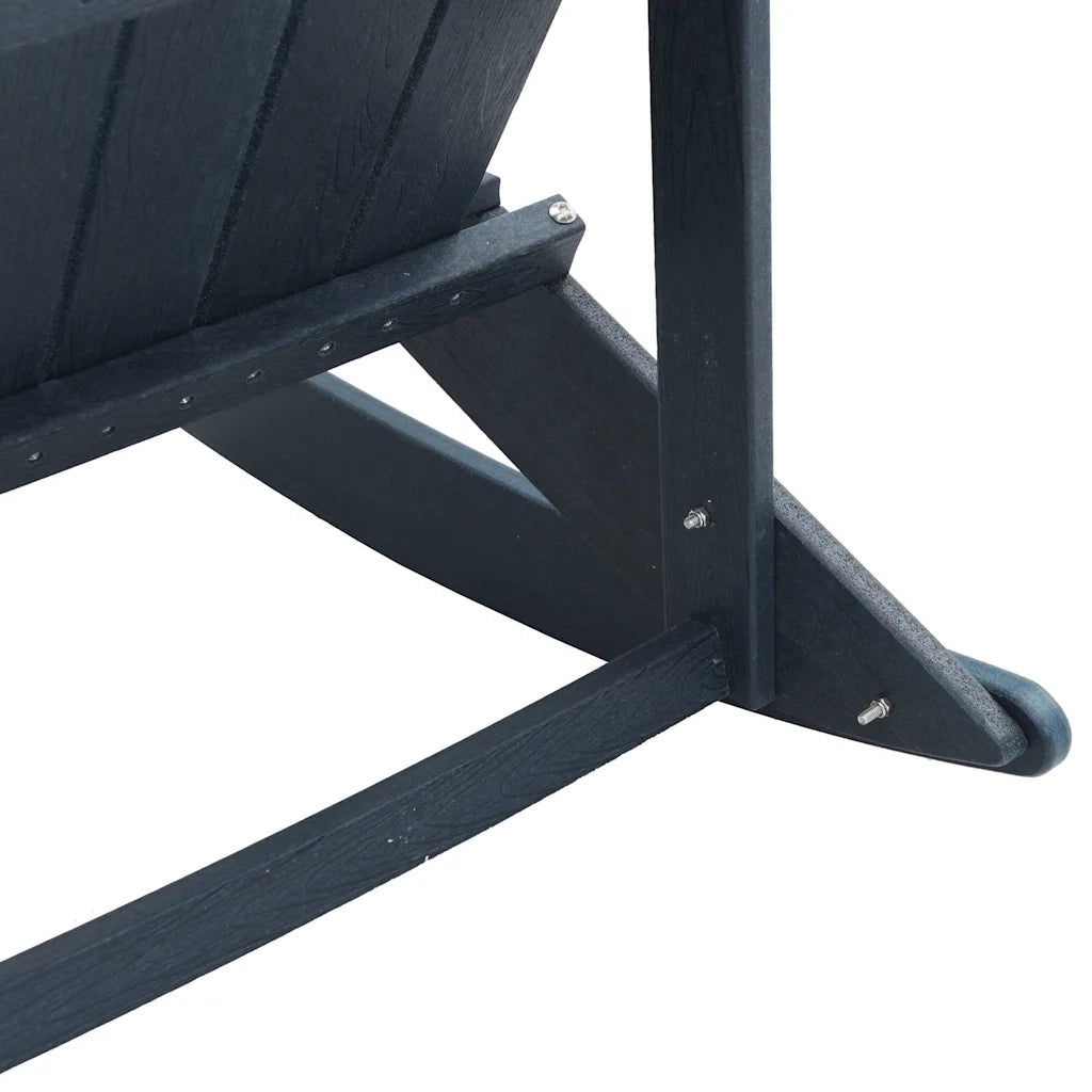 Poltrona a dondolo Adirondack Blu navy 92 x 73,5 x 92 cm HDPE CFW1800534