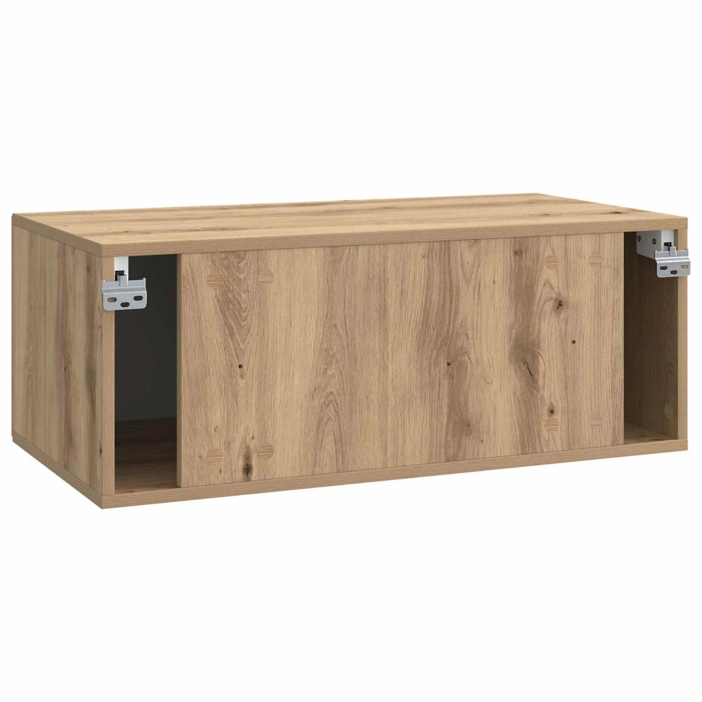 Mobile Porta TV da Muro Rovere Artigianale 78,5 x 41 x 30 cm