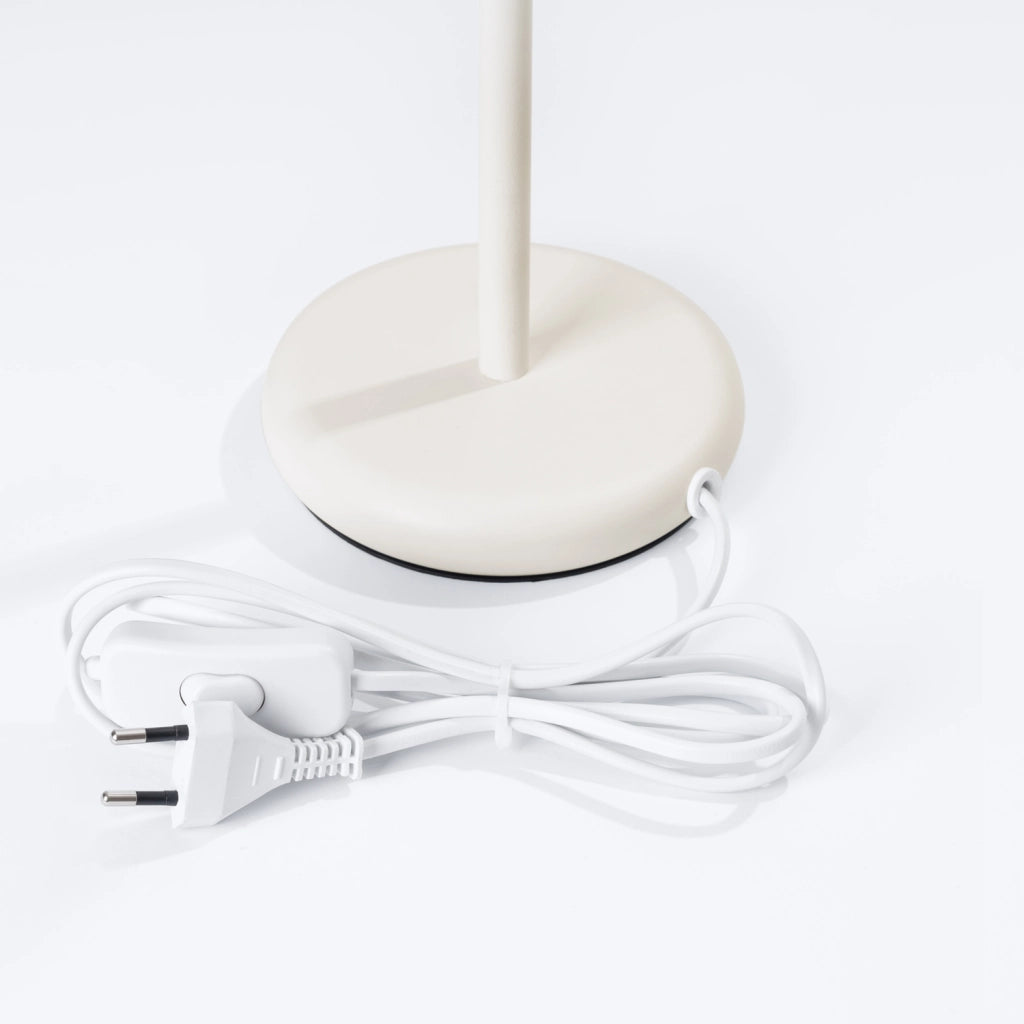 Lampada da tavolo moderna beige orientabile GU10 Pure Lume