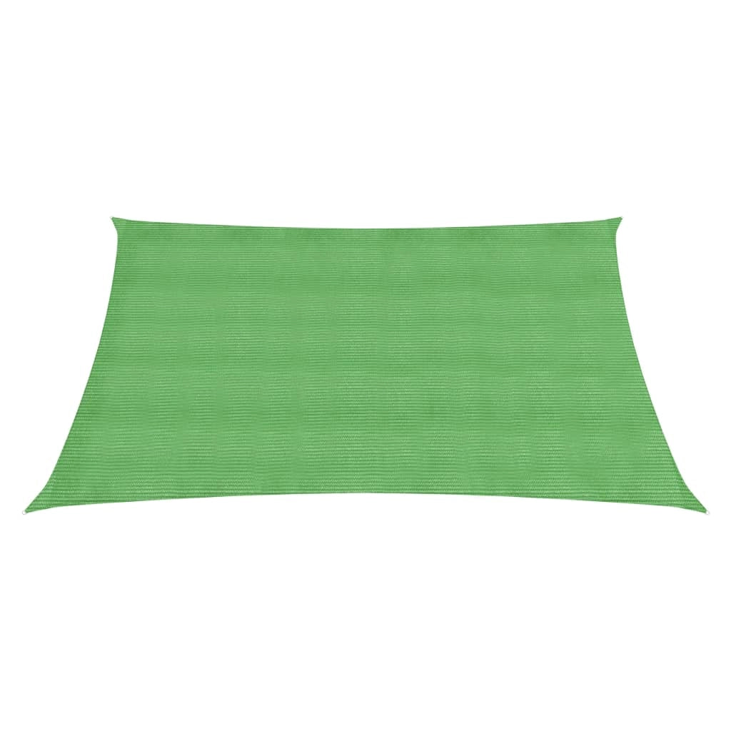 Vela ombreggiante/ombrellone 160 g/m² HDPE 3,6 x 3,6 m verde chiaro 02_0009374