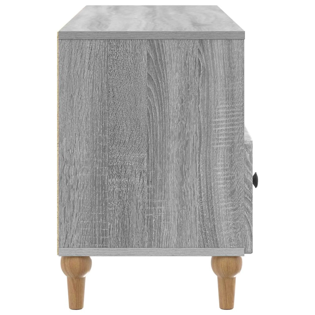Mobile TV Sonoma grigia 102 x 34,5 x 50 cm Legno ingegnerizzato