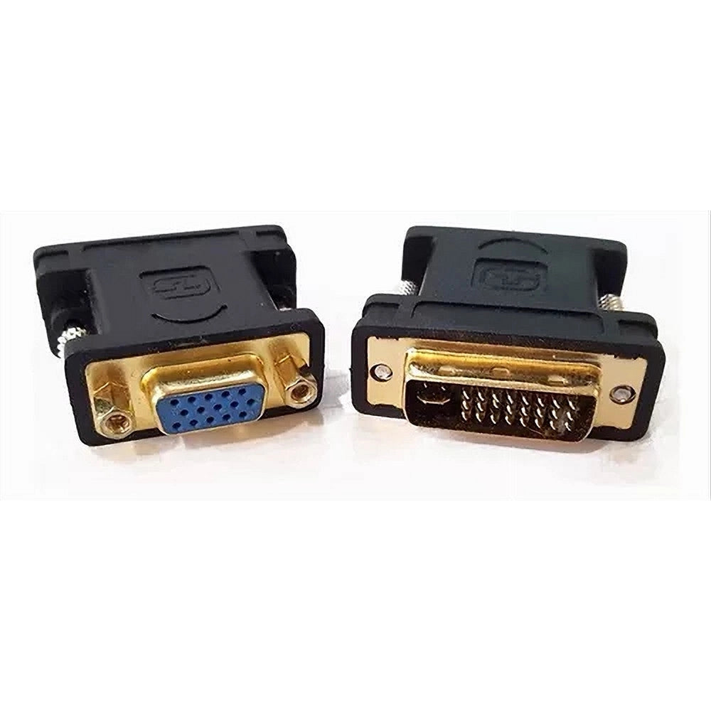 Trade Shop - Connettore Adattatore Video Tv Da Vga Femmina A Dvi Maschio Convertitore C-053 -