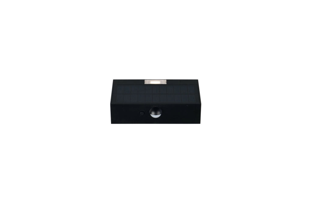 Applique solare da esterno LED 3W IP65 nera ELVAS RL
