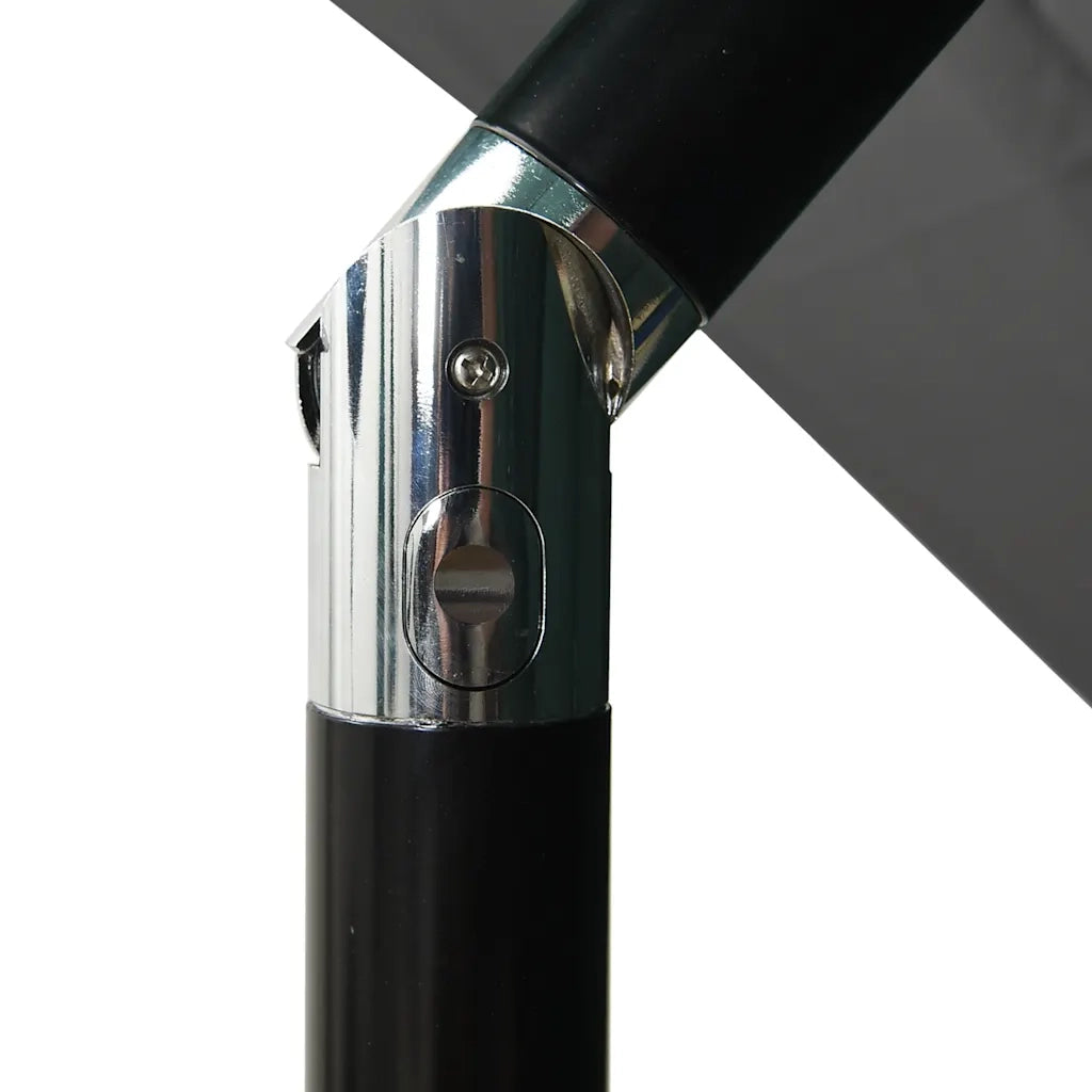 Ombrello | Parasolne a 3 Livelli con Palo in Alluminio Antracite 2,5x2,5m