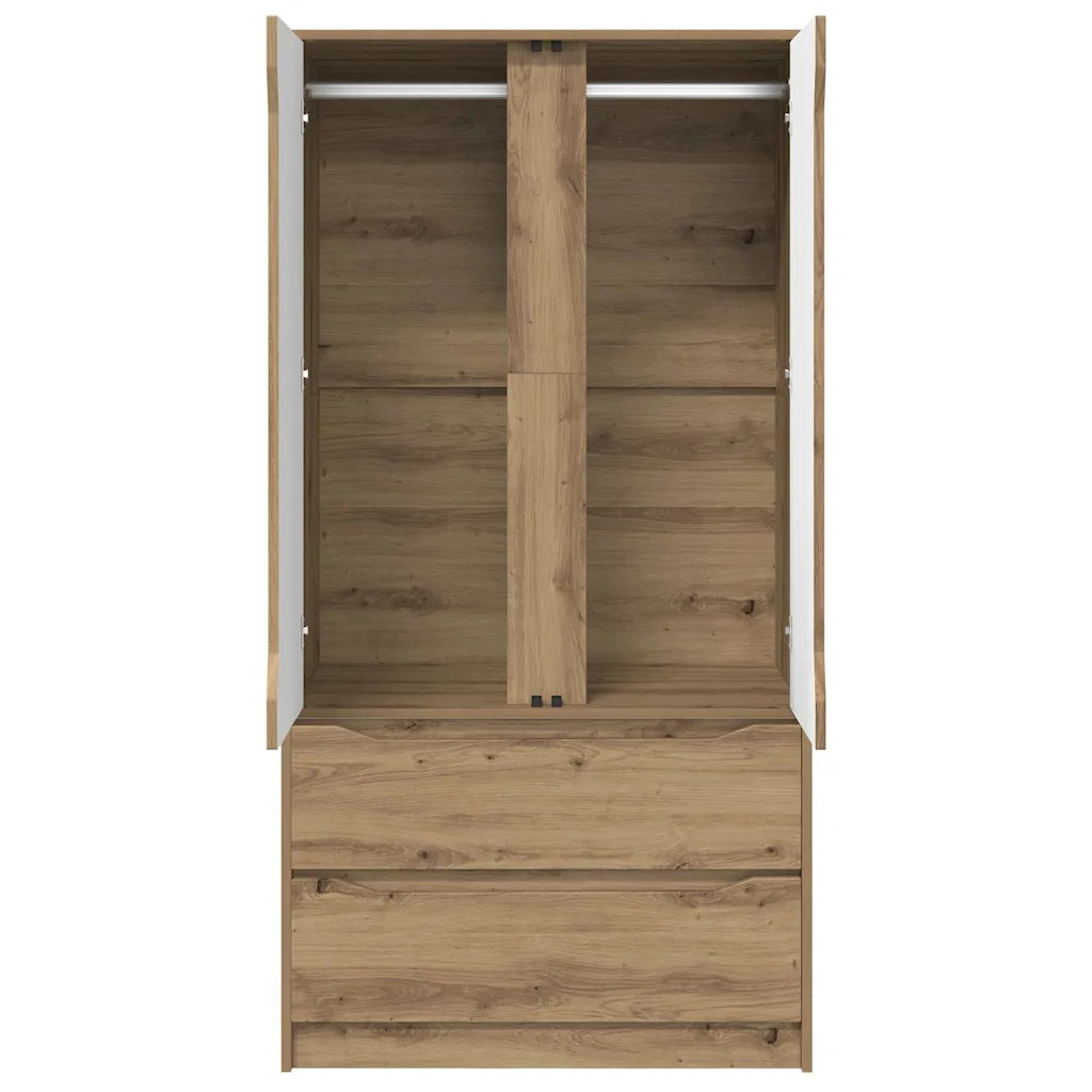 Mobile da Bagno con porta Rovere artigianale 79,5 x 49 x 156 cm