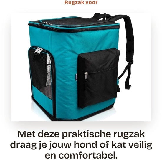 Borsa per Animali di Compagnia - Alta Qualità di Comfort - Borsa per Animali - Borsa per Cane/Gatto - Capacità di Carico fino a 12 kg - 41 x 34,5 x 43 cm - Trasporto Lussuoso - Borsa per Animali di Casa