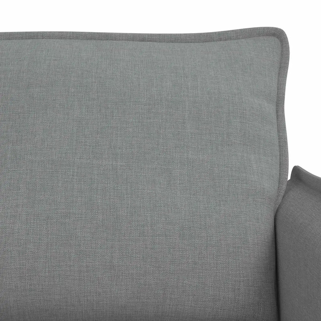 Set di divani 2 pcs Grigio Chiaro 156 x 82 x 85 cm Tessuto