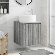 Mobile lavabo da parete Sonoma grigio 49,5 x 44,5 x 65,5 cm 890468
