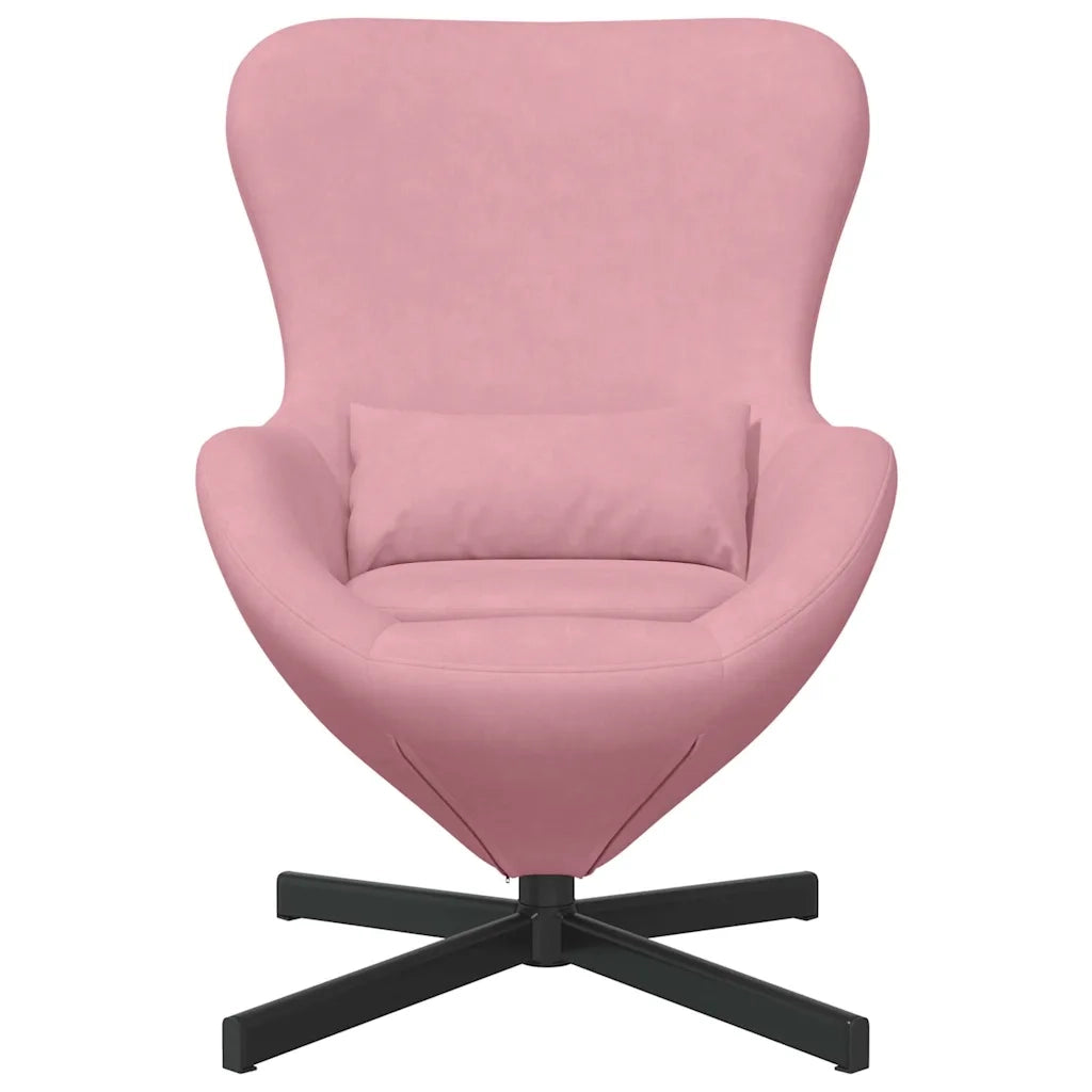 Poltrona uovo Rosa 63 x 73 x 90 cm Velluto 42002760