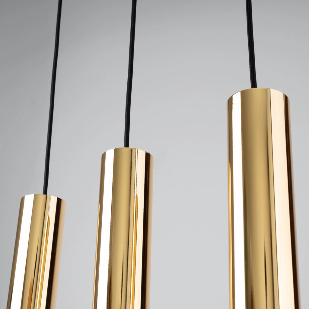 Lampada sospensione MODENO oro 3 tubi 3xGU10 PureLume