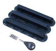 Set di 3 Viti Tri Fino per Surfboard - Inclusi Viti di Montaggio e Chiave