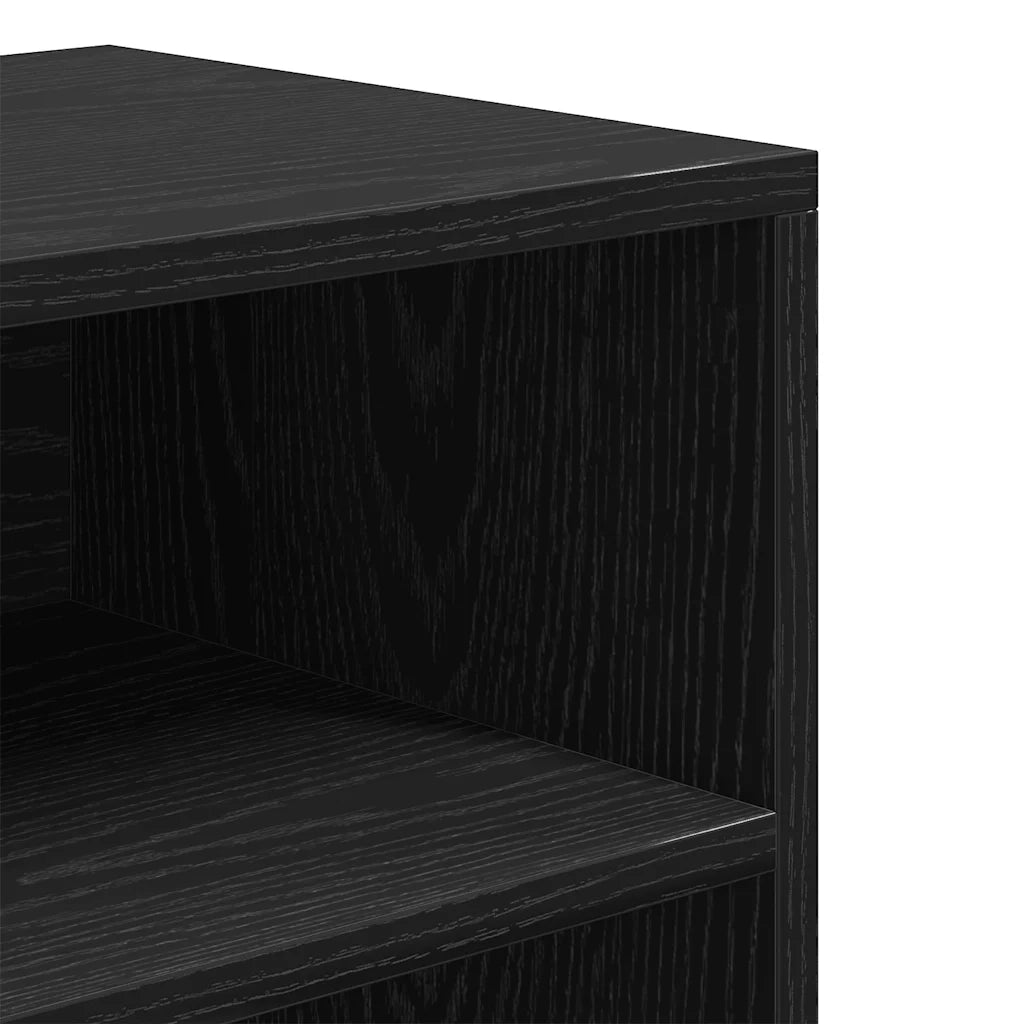vidaXL Libreria Nera 60x30x71,5 cm in Legno Multistrato