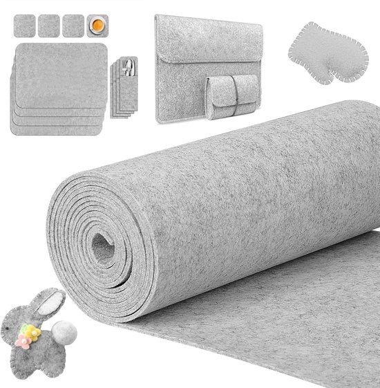 Vilt per decorazione 30 cm x 300 cm - di alta qualità - duraturo - per hobby - flessibile - resistente allo sfregamento