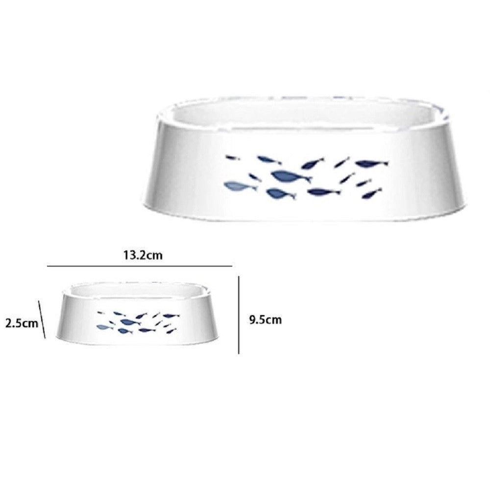 Trade Shop - Portasapone Saponetta Pesciolini Accessorio Per Bagno In Plastica 13.2 Cm 69883 -