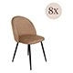 Achito, Sedia 8 Sedie, Beige