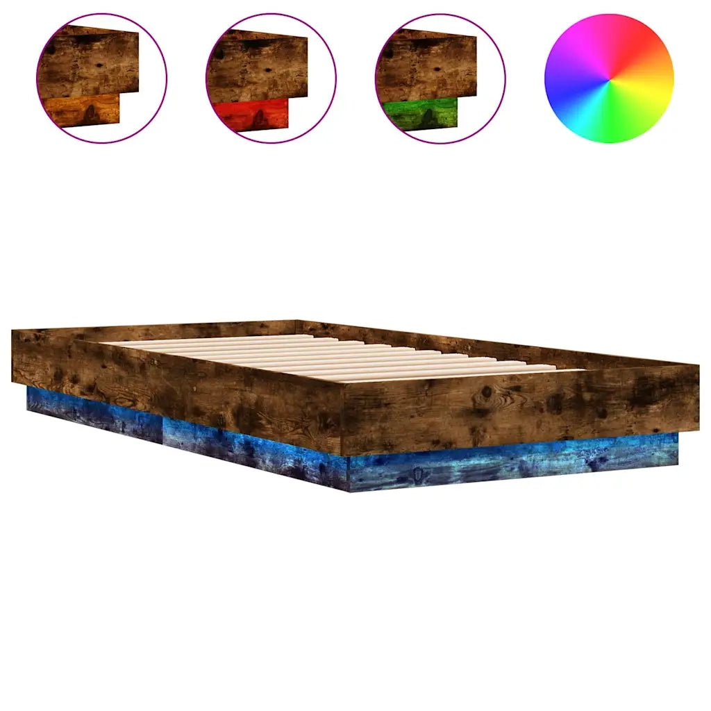 Giroletto con LED Rovere Fumo 75x190 cm 839550
