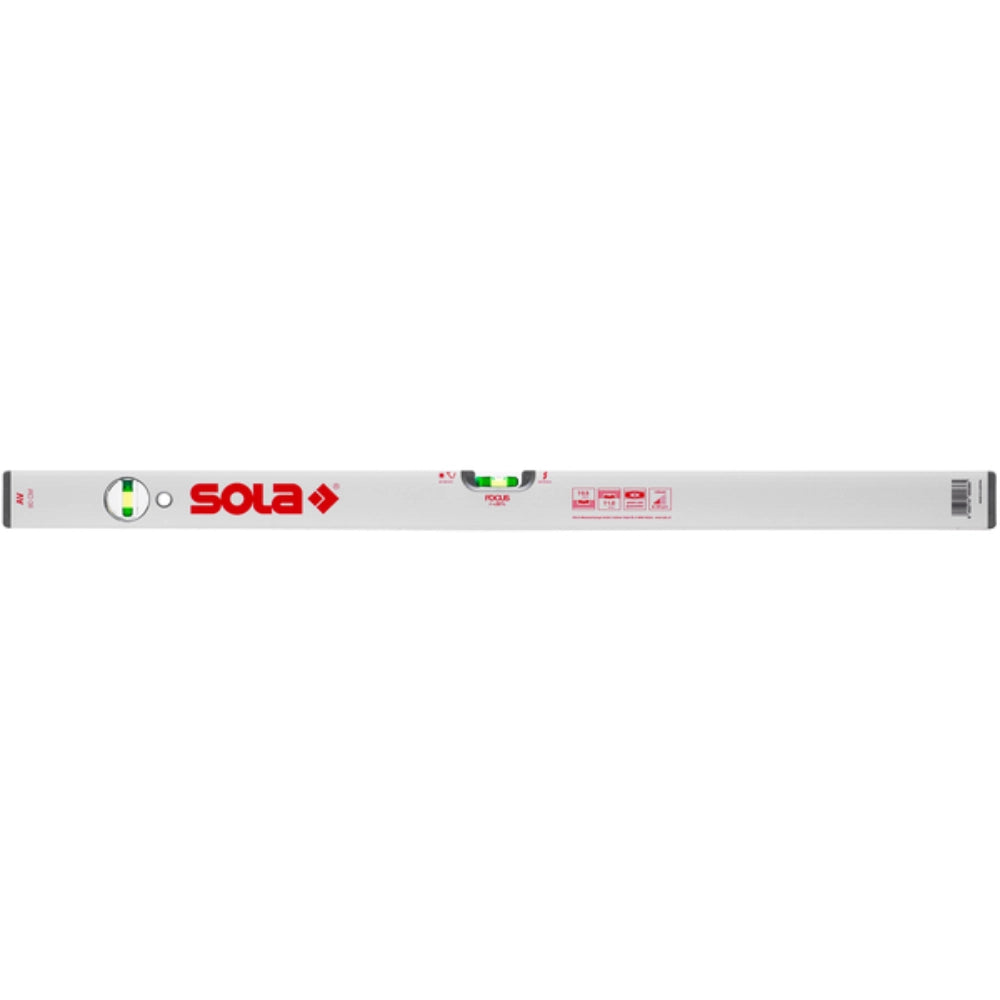 Livella in alluminio av da 80 cm a bolla colore argento massima precisione