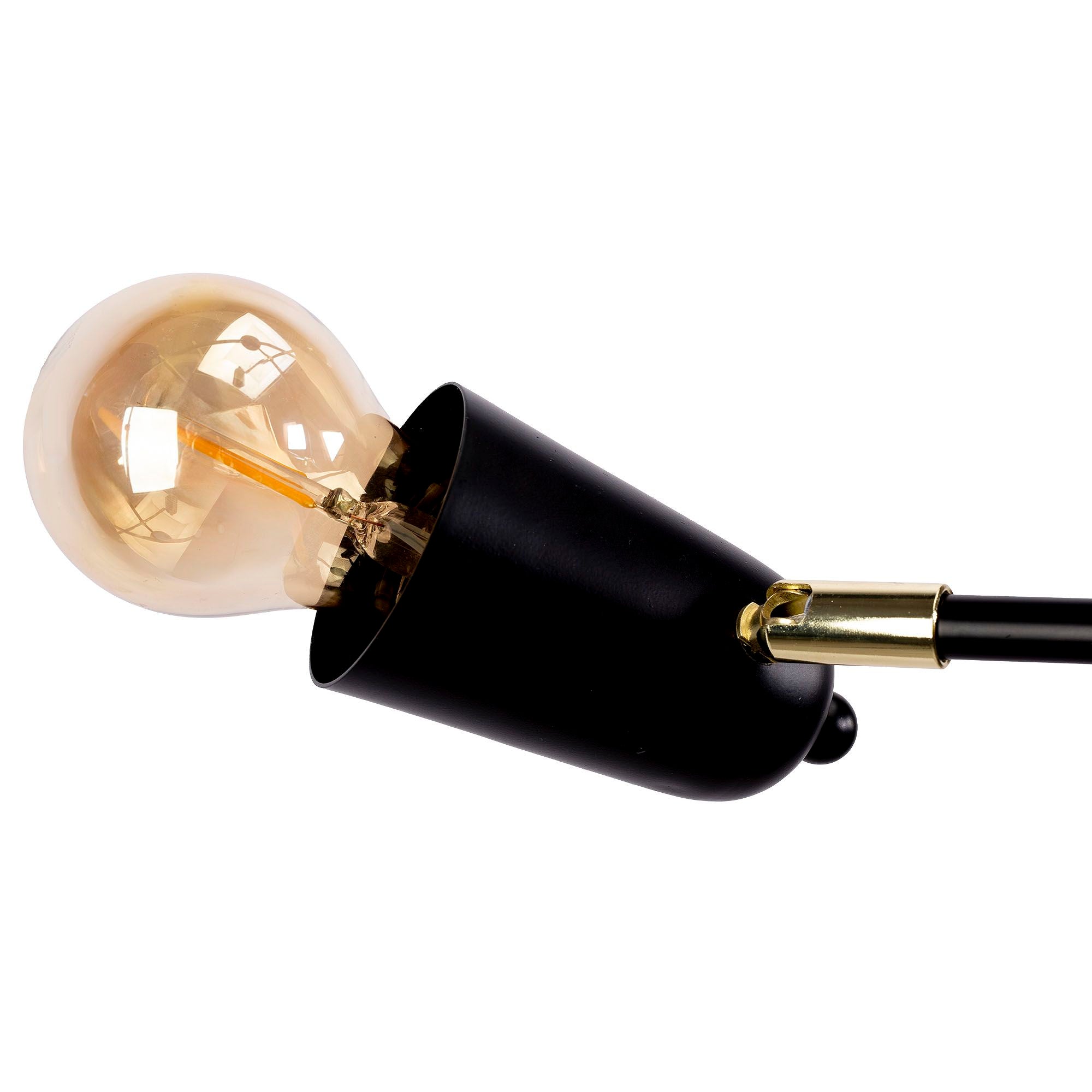 Lampada APP1708-4CP Black + Gold