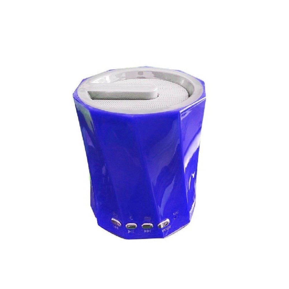 Trade Shop - Speaker Cassa Bluetooth Mp3 Vivavoce Led Micro Sd Altoparlante Radio Fm Ws-y89b -