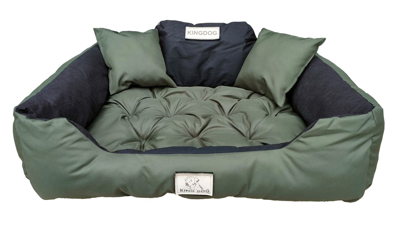 AIO FACTORY 55x45 cm KINGDOG Cuccia per cani impermeabile personalizzabile Verde