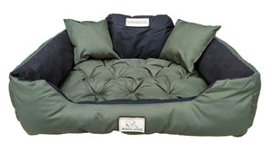 AIO FACTORY 55x45 cm KINGDOG Cuccia per cani impermeabile personalizzabile Verde