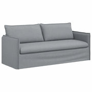 Divano | Divano da soggiorno | Sofa Grigio chiaro 196 x 82 x 85 cm Tessuto