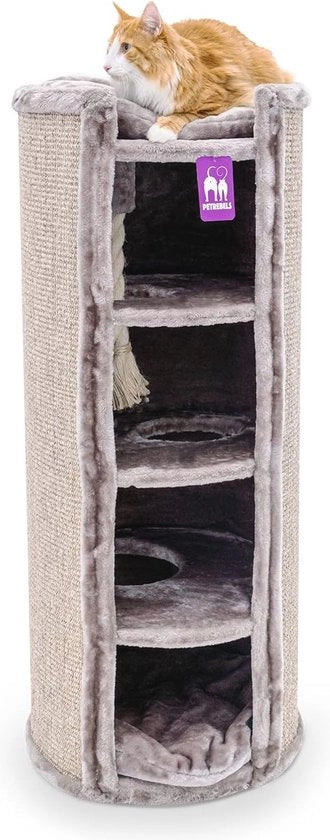 Design Krabton XXL per Gatti Grandi – 120 cm Alto, Extra Grande e Stabile
