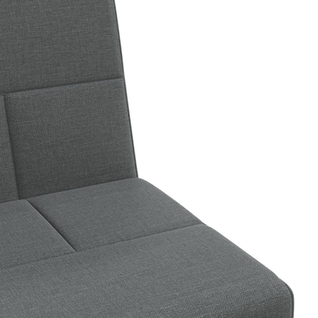 Divano letto con portabicchieri tessuto grigio scuro 02_0020423