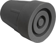 Huls in gomma naturale 22 mm - Protezione gommata grigia - Pacchetto da 4 pezzi - Materiale gommato duraturo - Inserzione metallica - Per passeggini/rollatori - Aiuto di sostegno