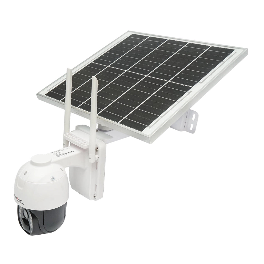 Telecamera di videosorveglianza 4G, rotante 24 ore su 24, 7 giorni su 7, completamente autonoma, ricarica con pannello solare, PTZ, 1080P, PIR, IP66